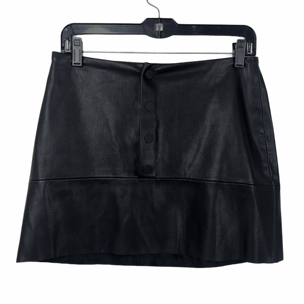 Zara Faux Leather Mini Skirt #82